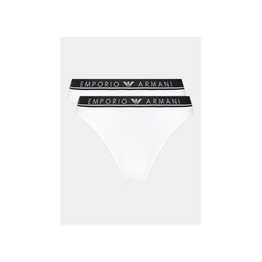 Emporio Armani Underwear Komplet 2 par fig 163337 3F227 00010 Biały ze sklepu MODIVO w kategorii Majtki damskie - zdjęcie 168675507