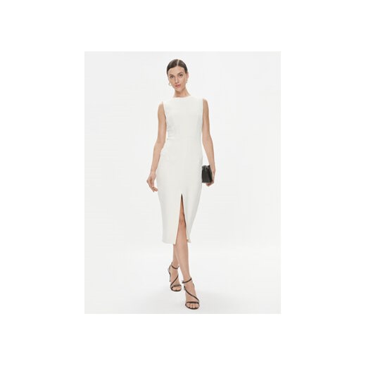Trussardi Sukienka codzienna 56D00743 Biały Regular Fit ze sklepu MODIVO w kategorii Sukienki - zdjęcie 168675558