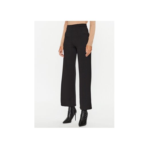 Rinascimento Spodnie materiałowe CFC0114851003 Czarny Regular Fit ze sklepu MODIVO w kategorii Spodnie damskie - zdjęcie 168675727