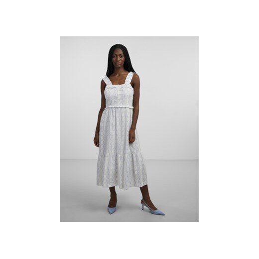 YAS Sukienka 26029491 Biały Long Line Fit ze sklepu MODIVO w kategorii Sukienki - zdjęcie 168675759