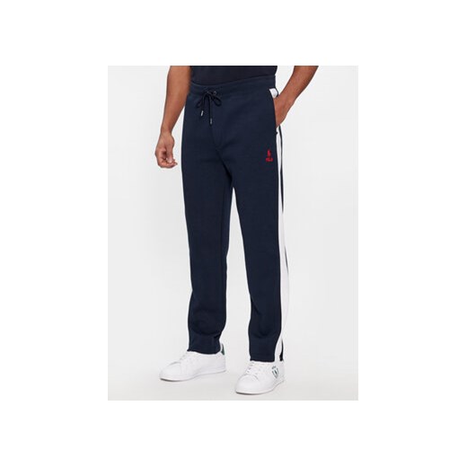Polo Ralph Lauren Spodnie dresowe 710926505001 Granatowy Regular Fit ze sklepu MODIVO w kategorii Spodnie męskie - zdjęcie 168676137