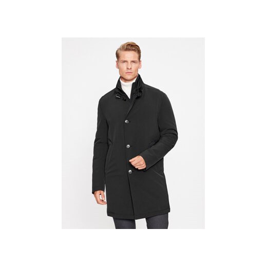 JOOP! Płaszcz przejściowy 30039149 Czarny Regular Fit ze sklepu MODIVO w kategorii Płaszcze męskie - zdjęcie 168676266