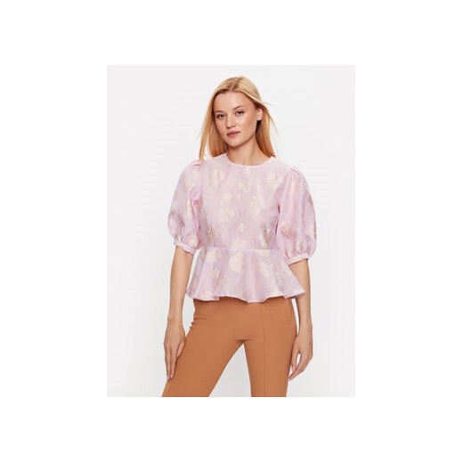 Custommade Bluzka Sheena 999395299 Różowy Regular Fit ze sklepu MODIVO w kategorii Bluzki damskie - zdjęcie 168676267