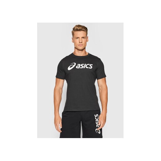 Asics T-Shirt Big Logo 2031A978 Czarny Regular Fit ze sklepu MODIVO w kategorii T-shirty męskie - zdjęcie 168676578