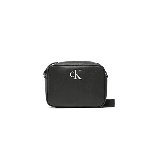 Calvin Klein Jeans Torebka Minimal Monogram Camera Bag18 K60K610683 Czarny ze sklepu MODIVO w kategorii Listonoszki - zdjęcie 168676595