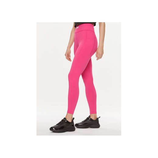 Guess Legginsy Deana V4RB09 MC04Z Różowy Slim Fit ze sklepu MODIVO w kategorii Spodnie damskie - zdjęcie 168676829