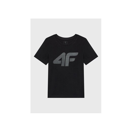4F T-Shirt HJZ22-JTSM002 Czarny Regular Fit ze sklepu MODIVO w kategorii T-shirty chłopięce - zdjęcie 168676939