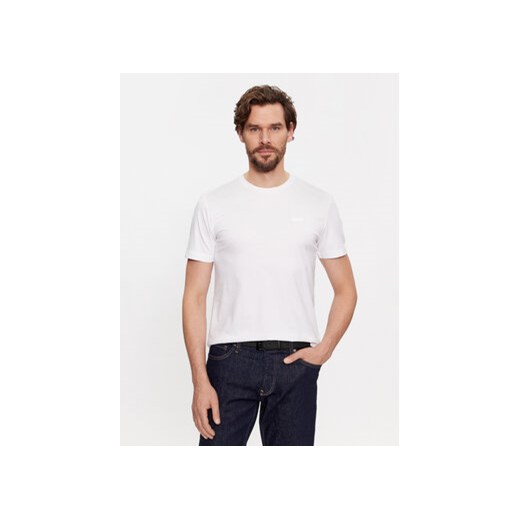 Calvin Klein T-Shirt Smooth Cotton T-Shirt K10K112229 Biały Regular Fit ze sklepu MODIVO w kategorii T-shirty męskie - zdjęcie 168676996