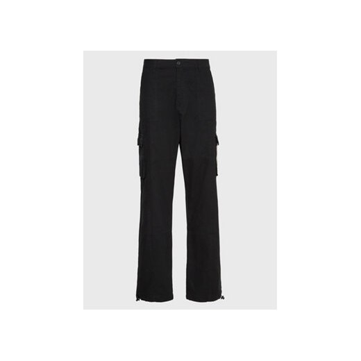 Karl Kani Spodnie materiałowe Rubber Signature 6002507 Czarny Relaxed Fit ze sklepu MODIVO w kategorii Spodnie męskie - zdjęcie 168677547
