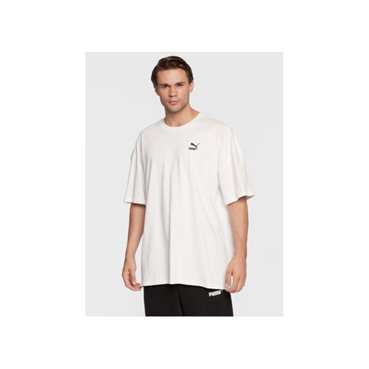 Puma T-Shirt Classics 536236 Biały Oversize ze sklepu MODIVO w kategorii T-shirty męskie - zdjęcie 168677618