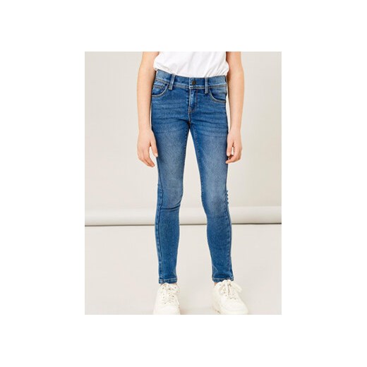 NAME IT Jeansy 13210232 Niebieski Skinny Fit ze sklepu MODIVO w kategorii Spodnie dziewczęce - zdjęcie 168677786