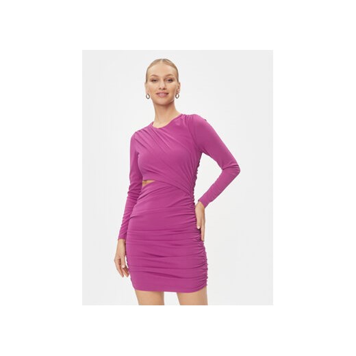 ONLY Sukienka koktajlowa 15310214 Fioletowy Regular Fit ze sklepu MODIVO w kategorii Sukienki - zdjęcie 168677936
