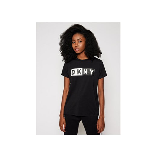DKNY Sport T-Shirt DP8T5894 Czarny Regular Fit ze sklepu MODIVO w kategorii Bluzki damskie - zdjęcie 168678248