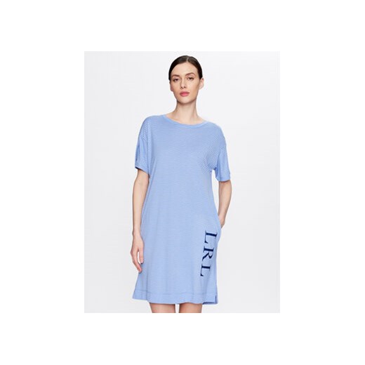 Lauren Ralph Lauren Sukienka codzienna ILN32240 Niebieski Regular Fit ze sklepu MODIVO w kategorii Sukienki - zdjęcie 168678287