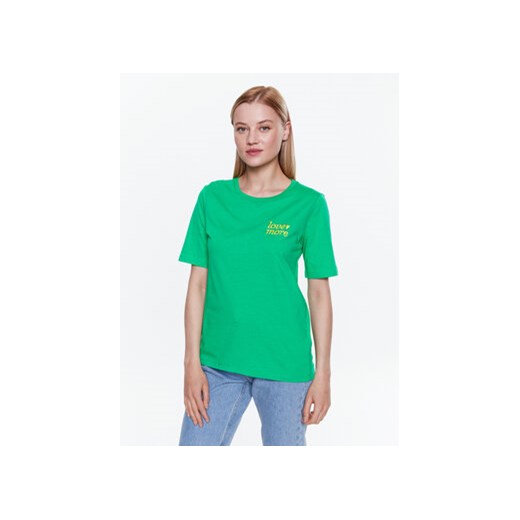 b.young T-Shirt 20813337 Zielony Regular Fit ze sklepu MODIVO w kategorii Bluzki damskie - zdjęcie 168678535
