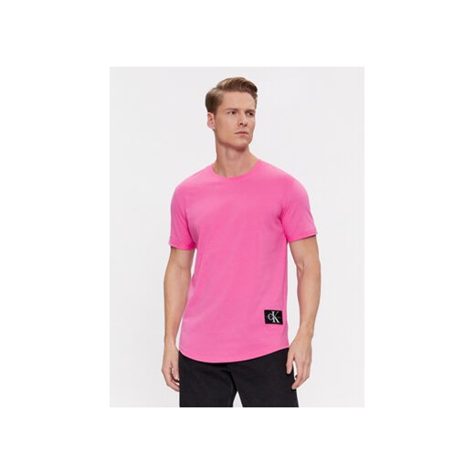 Calvin Klein Jeans T-Shirt J30J323482 Różowy Regular Fit M MODIVO