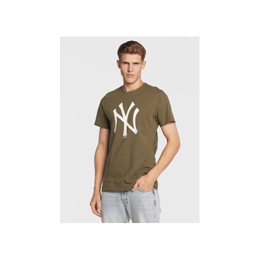 New Era T-Shirt New York Yankees Team Logo 11863694 Zielony Regular Fit ze sklepu MODIVO w kategorii T-shirty męskie - zdjęcie 168679066