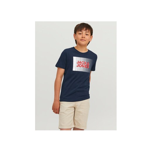 Jack&Jones Junior T-Shirt 12237411 Granatowy Regular Fit ze sklepu MODIVO w kategorii T-shirty chłopięce - zdjęcie 168679147