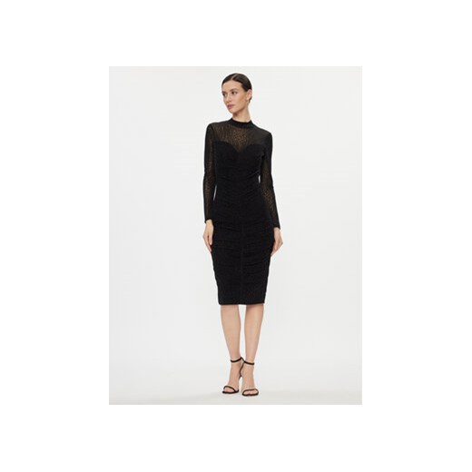 Nissa Sukienka koktajlowa RS14476 Czarny Slim Fit ze sklepu MODIVO w kategorii Sukienki - zdjęcie 168679185