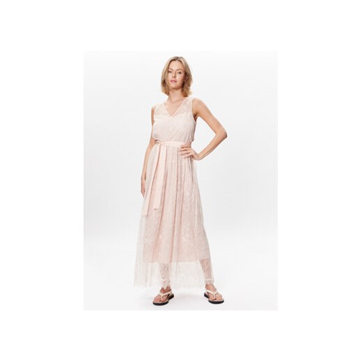 TWINSET Sukienka letnia 231TT2170 Różowy Regular Fit ze sklepu MODIVO w kategorii Sukienki - zdjęcie 168679289