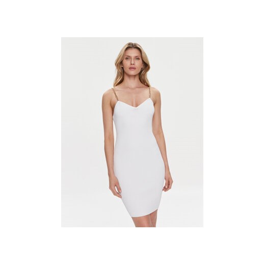 MICHAEL Michael Kors Sukienka codzienna MR4825433D Biały Slim Fit ze sklepu MODIVO w kategorii Sukienki - zdjęcie 168679509