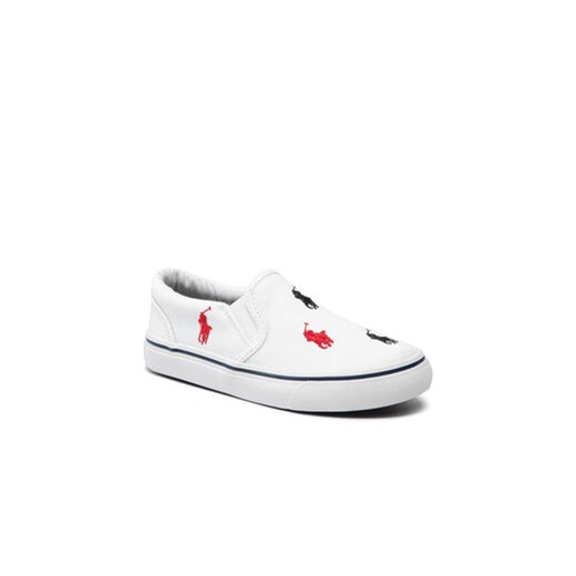 Polo Ralph Lauren Tenisówki Keanton Slip On RF103502 S Biały Polo Ralph Lauren 33 MODIVO