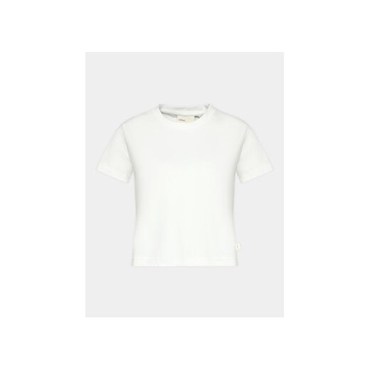 Outhorn T-Shirt OTHAW23TTSHF0922 Biały Regular Fit ze sklepu MODIVO w kategorii Bluzki damskie - zdjęcie 168679918