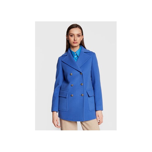 MAX&Co. Płaszcz wełniany Salato 70810323 Niebieski Regular Fit ze sklepu MODIVO w kategorii Płaszcze damskie - zdjęcie 168680705