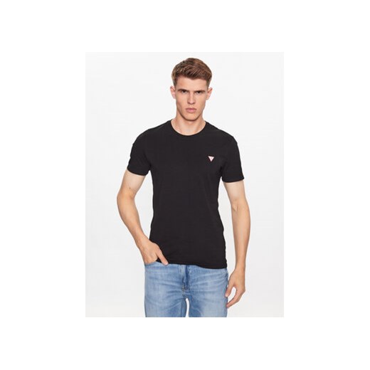 Guess T-Shirt M2YI24 J1314 Czarny Slim Fit ze sklepu MODIVO w kategorii T-shirty męskie - zdjęcie 168680846