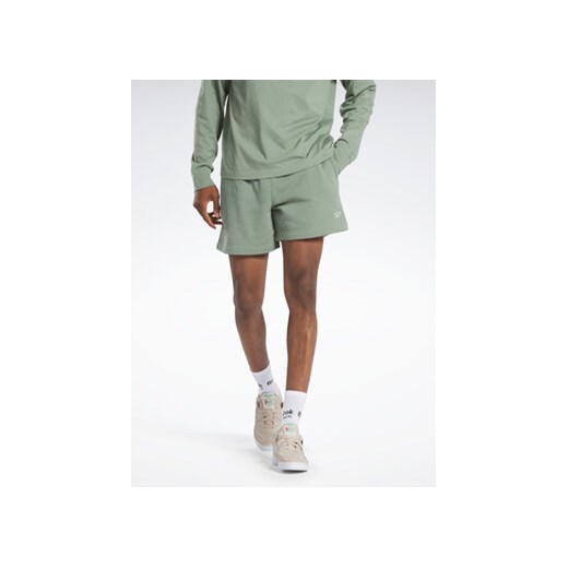 Reebok Szorty sportowe Classics Wardrobe Essentials Shorts H66172 Zielony ze sklepu MODIVO w kategorii Spodenki męskie - zdjęcie 168681066