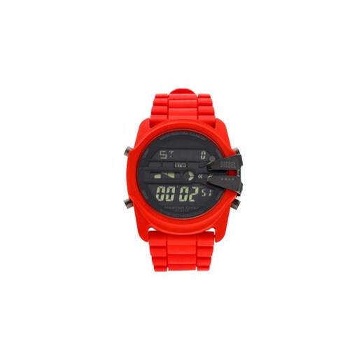 Diesel Zegarek Master Chief DZ2159 Czerwony Diesel uniwersalny MODIVO