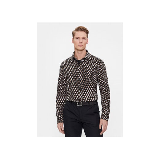 Boss Koszula C-Hal-Kent-C1-223 50508833 Beżowy Slim Fit ze sklepu MODIVO w kategorii Koszule męskie - zdjęcie 168681426