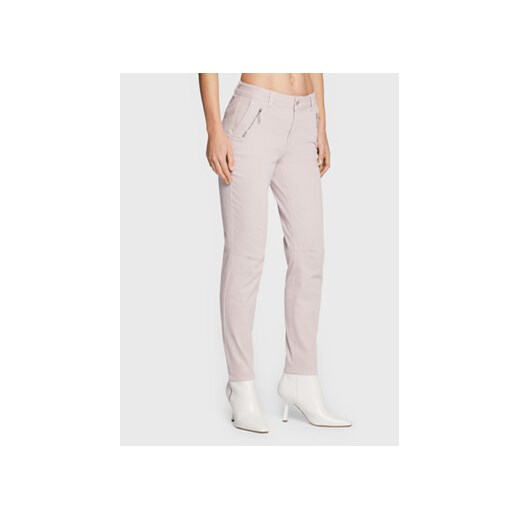 Comma Spodnie materiałowe 2119597 Różowy Regular Fit ze sklepu MODIVO w kategorii Spodnie damskie - zdjęcie 168681528