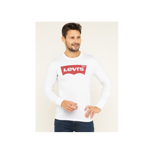 Levi's® Longsleeve Graphic Tee 36015-0010 Biały Regular Fit ze sklepu MODIVO w kategorii T-shirty męskie - zdjęcie 168681637