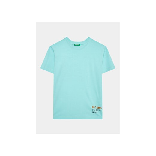 United Colors Of Benetton T-Shirt 3096C10BL Niebieski Regular Fit ze sklepu MODIVO w kategorii T-shirty chłopięce - zdjęcie 168682346