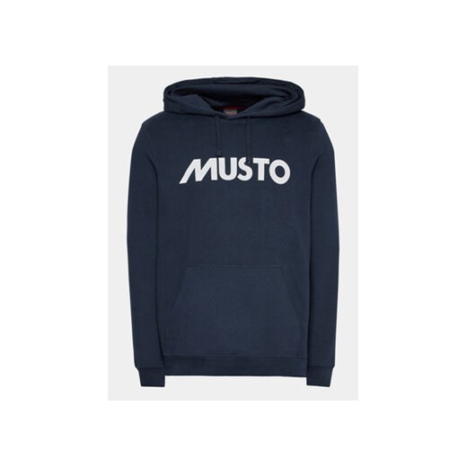 Musto Bluza Logo 82446 Granatowy Regular Fit ze sklepu MODIVO w kategorii Bluzy damskie - zdjęcie 168682527
