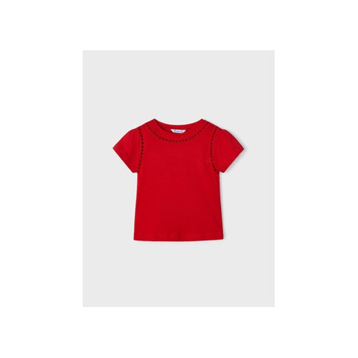 Mayoral T-Shirt 3057 Czerwony ze sklepu MODIVO w kategorii Bluzki dziewczęce - zdjęcie 168682825