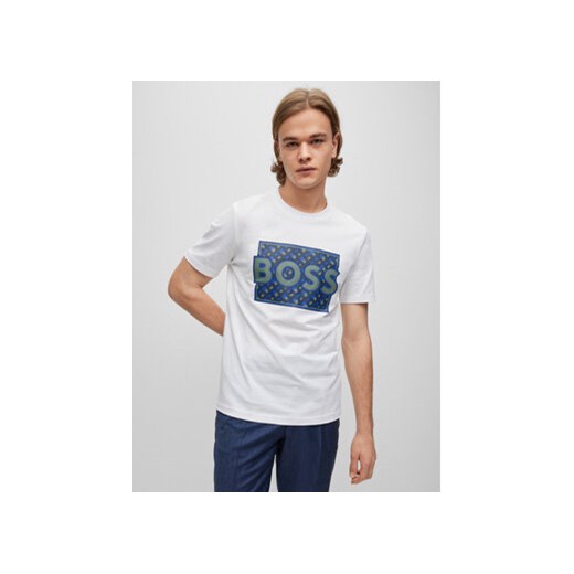 Boss T-Shirt 50489334 Biały Regular Fit ze sklepu MODIVO w kategorii T-shirty męskie - zdjęcie 168682976