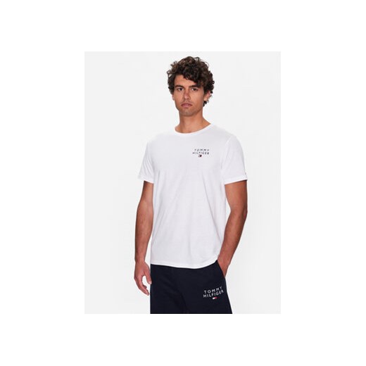Tommy Hilfiger T-Shirt UM0UM02916 Biały Regular Fit ze sklepu MODIVO w kategorii T-shirty męskie - zdjęcie 168683035