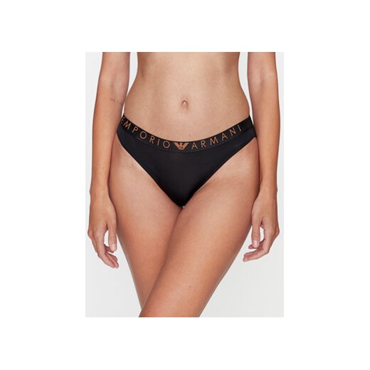 Emporio Armani Underwear Figi 162525 3F235 00020 Czarny ze sklepu MODIVO w kategorii Majtki damskie - zdjęcie 168683149