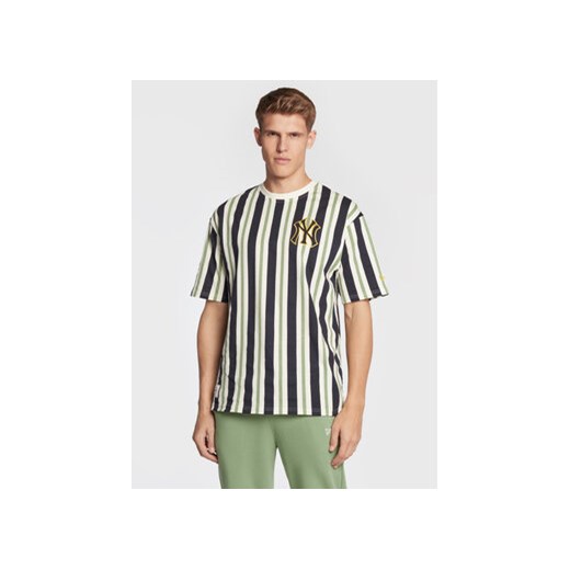 New Era T-Shirt New York Yankees Heritage Stripe 60284645 Kolorowy Oversize ze sklepu MODIVO w kategorii T-shirty męskie - zdjęcie 168683336