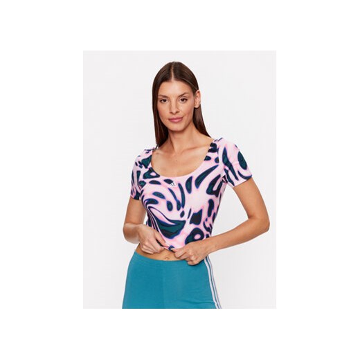 adidas T-Shirt IM2566 Różowy Loose Fit ze sklepu MODIVO w kategorii Bluzki damskie - zdjęcie 168683349