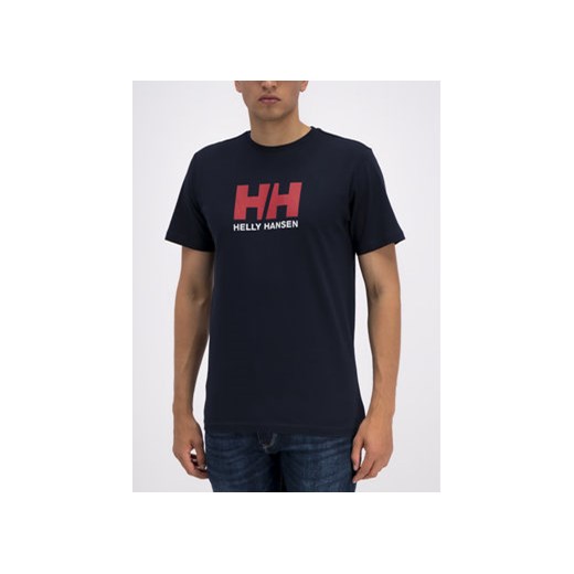 Helly Hansen T-Shirt Logo 33979 Granatowy Regular Fit ze sklepu MODIVO w kategorii T-shirty męskie - zdjęcie 168683429