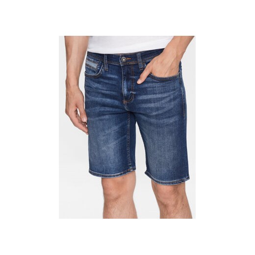 Blend Szorty jeansowe 20715200 Niebieski Regular Fit ze sklepu MODIVO w kategorii Spodenki męskie - zdjęcie 168683458