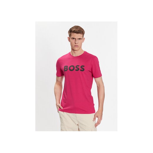 Boss T-Shirt 50481923 Różowy Regular Fit ze sklepu MODIVO w kategorii T-shirty męskie - zdjęcie 168683887