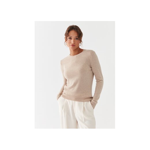 United Colors Of Benetton Sweter 1002D1K01 Beżowy Regular Fit United Colors Of Benetton L MODIVO