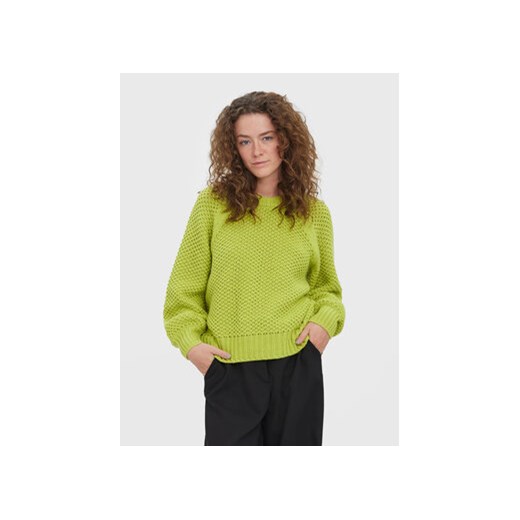 Vero Moda Sweter Vertie 10271197 Zielony Relaxed Fit ze sklepu MODIVO w kategorii Swetry damskie - zdjęcie 168684177