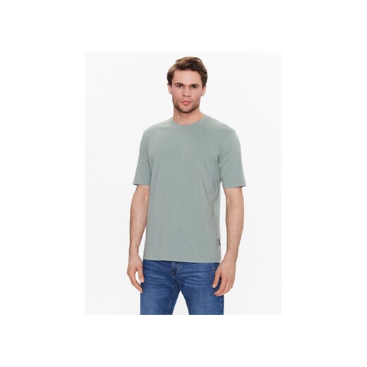 Sisley T-Shirt 3096S101J Zielony Regular Fit ze sklepu MODIVO w kategorii T-shirty męskie - zdjęcie 168684195