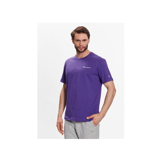 Champion T-Shirt 218928 Fioletowy Regular Fit ze sklepu MODIVO w kategorii T-shirty męskie - zdjęcie 168684388