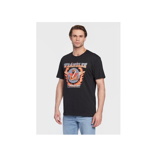 Wrangler T-Shirt W70SD3101 112321343 Czarny Regular Fit ze sklepu MODIVO w kategorii T-shirty męskie - zdjęcie 168684436